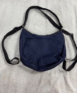 Mandarina Duck Navy Nylon Crossbody Bag