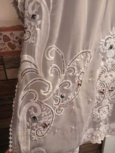 Elegant Grey Embroidered Co ord set