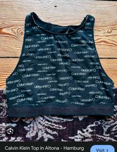 Calvin Klein Logo Crop Top