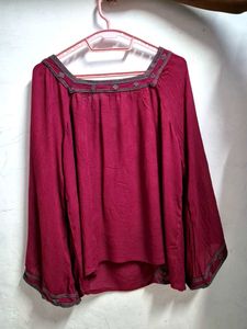 Boho Embroidered Tunic Top