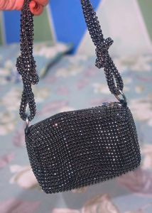 Sparkling Black Clutch Bag