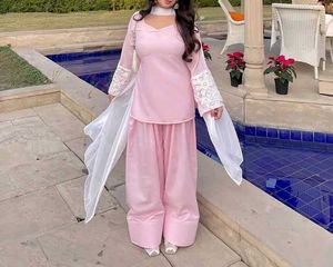 Elegant Pink Kurta Set with Dupatta