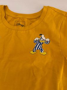 Yellow Donald Duck Graphic T-Shirt