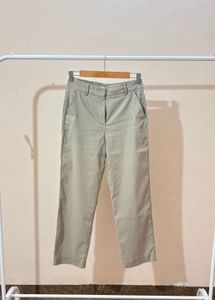 Light Beige Wide Leg Trousers