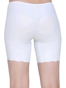 White Seamless Shapewear Shorts