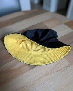 Yellow–Black Reversible Bucket Hat 💛🖤