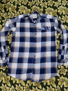 Superboy Cheque Shirt Cotton