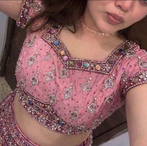 PINK LEHENGA CHOLI DUPATTA