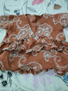 Boho Paisley Print Kurta xl size