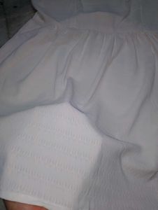 Classic White Sundress with Tie Shoulders