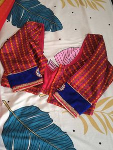Elegant Yellow &amp; Red Saree