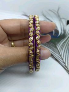 Silk Thread Bangles Set 🥰