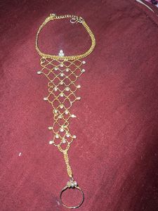 Exquisite Hand Harness Bracelet with Ring