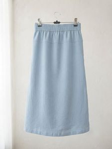 Light Blue Wrap Style Ethnic Skirt