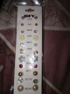 Monthly Stud Earring Collection