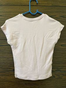 embellish fitted lilac top