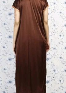 Embroidered Maxi Night Gown