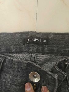 Zudio Dark Grey Denim Jeans