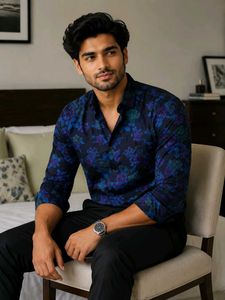 Midnight Bloom Floral Shirt