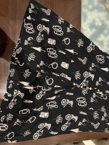 Black Printed Kurta can also be used as dress