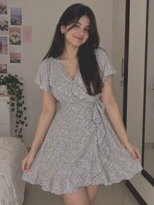Cute Floral Mini Dress