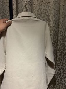 Chic Beige Button-Up Shirt