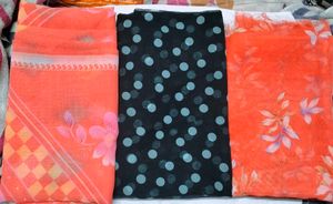 Elegant Chiffon Sarees (Set of 3)