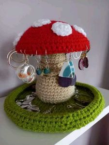 Mushroom Jewelry Holder