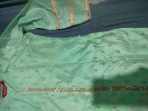Elegant Mint Green Kurta Set with Dupatta
