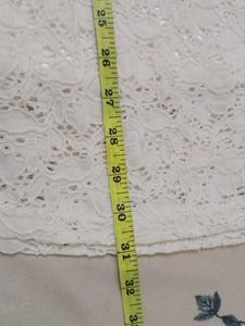 White Lace Mini Dress