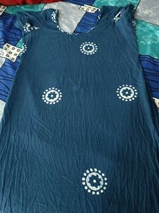 Blue Printed Kurti