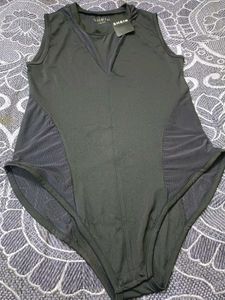 Sleek Black Shein Bodysuit