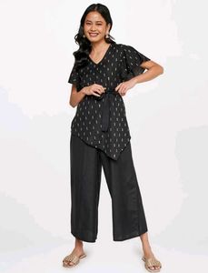 🆕Global desi Black Embellished jumpsuit