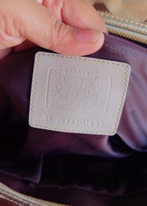 Authentic Vintage Coach Hampton Signature Carryall