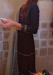 Elegant Black Ethnic Dress
