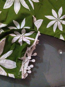 Green Floral Kurta