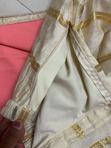 Elegant Peach Kurta &amp;  Set