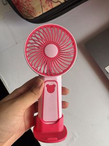 Cute Pink Mini Handheld Fan
