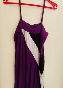 Stylish Purple Bodycon Mini Dress