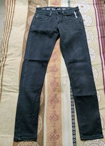 Men's Straight Fit Dark Wash Jeans