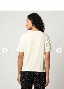 YOUSTA Typographic Print Oversized T-shirt