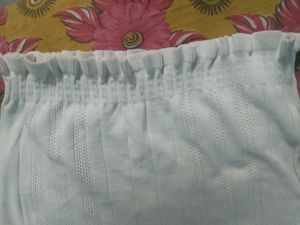 Chic White Eyelet Crop Top