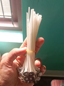 Candle Wicks with Metal Tabs