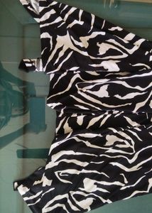 Zebra Print Sleeveless Tank