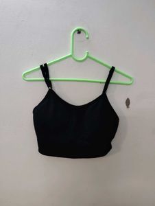 Black Crop Top Bralette✨