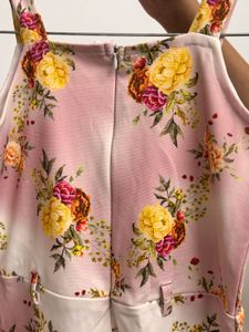 Floral Print Wide Leg Jumpsuit