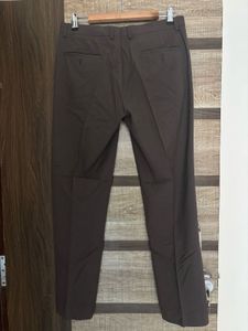 Men's Brown Formal Trousers