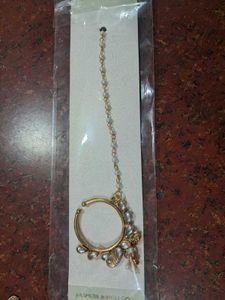 Exquisite Pearl &amp; Kundan Nath