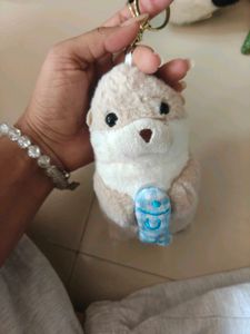 Cute Otter Plush Keychain