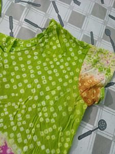 Vibrant Bandhani Print Skirt